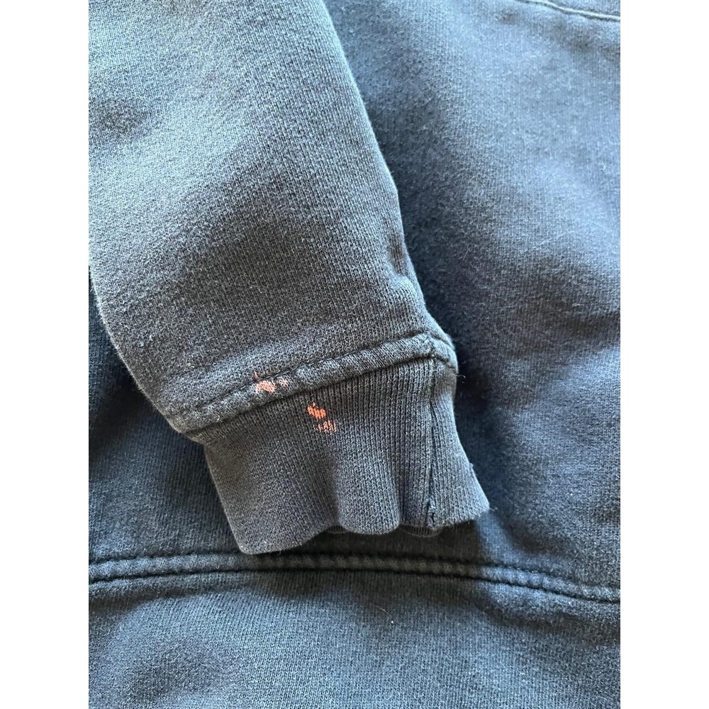 US Polo Assn Womens Navy Blue American Flag Embroidered Hoodie Sweatshirt Medium - Picture 5 of 5